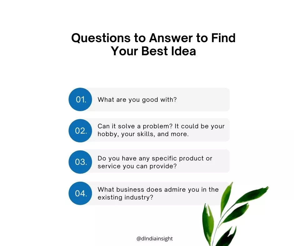 ask these yourself to start a business